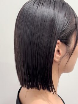 ヘアーデザイン スイッチ(hair design SWITCH)の写真/くせ&質感を思い通りに、"髪質改善"を叶えます！柔らかく、ナチュラルストレートな美髪へと仕上がる◎