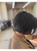 大人ショートボブ　前髪なし【仙台/あおば通/広瀬通】