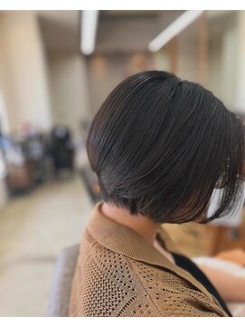 ロッソ 仙台店(Rosso) 大人ショートボブ 前髪なし【仙台/あおば通/広瀬通】
