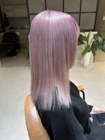 アンニュ(annuy)&nbsp;【annuy＿aoyama】ブリーチカラー/韓国ヘア／シルクピンク