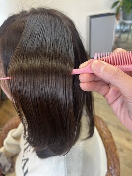 ヘアメイク ダブルス(Hair make Doubles) 艶髪doubles mix treatment × カラー