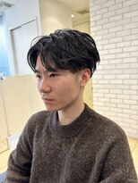 アッシュ 稲田堤店(Ash) 毛流れパーマ×センターパート