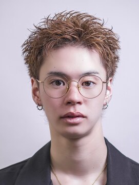 オーシャントーキョー 渋谷神南(OCEAN TOKYO) メンズカット無造作黒髪スパイキーショート刈り上げビジネス流行