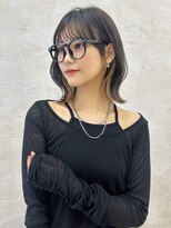 ロンドアリシア 金山(Lond Alexia)&nbsp;外ハネボブ/切りっぱなし/ブリーチなしWカラー/縮毛矯正5612