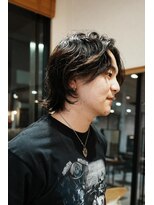 ミューズ バイ ケンジ(MUSE by KENJE) ミディアムレイヤーパーマメンズカット