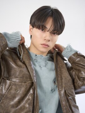 オーバルバイアピッシュ(OVARL by apish) サラスト毛流れメンズパーマ曲がる縮毛矯正ニュアンスパーマ