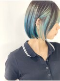 【アンブレラカラー&ショートボブ】