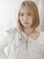 カバーヘア イヴ 戸頭店(COVER HAIR EVE)&nbsp;垢抜けハイトーンカラーミディアムレイヤーa川口10代20代30代