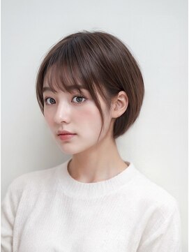 テーラヘアー 南柏店(TELAHAIR) 丸みレイヤーショートボブ【南柏】＜20代30代40代50代＞