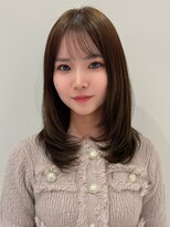 エアー 横浜(AIR)&nbsp;【長谷川】シースルーバングミディアムレイヤー