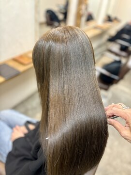 ファム 札幌大通(fam) 大人美人◎秋髪質改善メテオカラーオリーブグレージュ