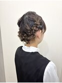 ポコポコ可愛いヘアアレンジ