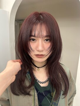 アルテペロ 栄矢場町店(arte pelo) レイヤースタイル/ミディアムレイヤー/レッドブラウン