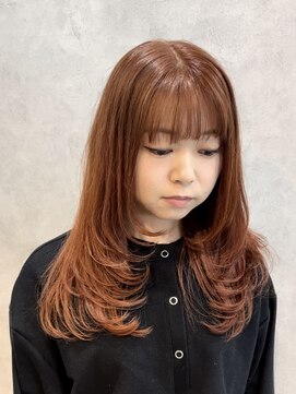 トゥルークリエイション 新越谷(True Creation) 着物ヘア/ダークアッシュ/ミディアムレイヤーカット/新越谷