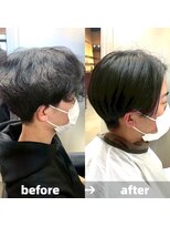 エノア 青山(ENORE) メンズ縮毛矯正/曲がる縮毛矯正/メンズ髪質改善/メンズカット