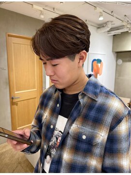 ローレン(LOREN) ベリーショート/ダークアッシュ/ニュアンスパーマ/韓国マッシュ