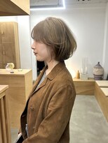 バド(bado) グレージュ/透明感カラー/レイヤーカット/髪質改善/本町