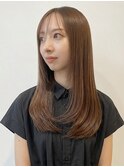 髪質改善トリートメント縮毛矯正レイヤー◎うる艶ストレート