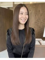 零秒女髪 千里丘店 髪質改善でつくる上品な艶ロングスタイル艶髪美髪髪質改善カラー