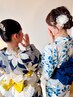 【花火大会やイベント前に♪】浴衣の着付け+ヘアセット¥12127→¥7276