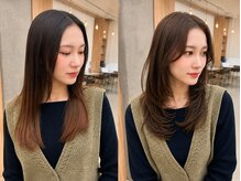 ミリ(mm)の雰囲気(骨格補正が出来るレイヤーカットに定評/骨格補正/レイヤーカット)