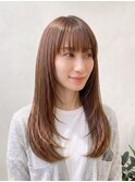 20代30代◎夏の髪質改善アッシュグレージュ韓国風顔周りレイヤー