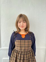 ヘアーアンドファッションシオミエイチ (hair＆fashion shiomi H)&nbsp;竹内穂乃佳 暖色