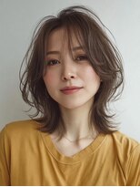 ハーツ 青山表参道店(Heart's) 白髪ぼかし脱白髪染め似合わせレイヤーカット40代50代60代