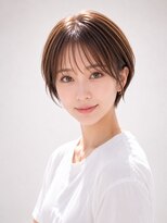 エートス(ethos)&nbsp;大人可愛い艶ブラウンショート