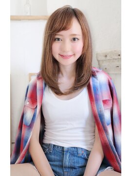ロンドアベニール 北千住(Lond avenir) 【lond avenir本田奈穂美】小顔ワンカール☆ストレートセミディ