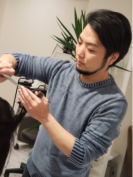 プライベートヘアサロン クレオ(Private Hair salon CREO)の写真/1席限りのマンツーマン施術だから一人ひとりと向き合う丁寧な接客！貴方の“なりたい”がちゃんと伝わる。