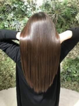 ヘアメイク アンティ シャンドラ縮毛矯正+HUEグロスカラー+トリートメント♪