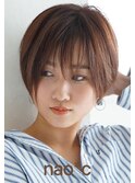 【奈良/富雄nao*c】☆大人かわいい丸みマッシュショートヘア