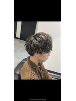 ボルド(MEN'S HAIR SALON BORDO)&nbsp;グレージュ×ツイストスパイラル