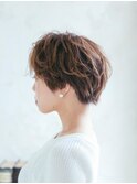 カジュアルショートボブ