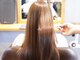 ヘアー ノーブル(hair noble)の写真/髪に優しいストレート!栄養分を導入し傷みを補修しながら縮毛矯正をかけることで、これまでにない艶を体験