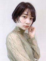 アイティーバイアルバム 八王子店(IT by ALBUM)&nbsp;ラフショート_ショコラベージュボブルフベビーバング_48539