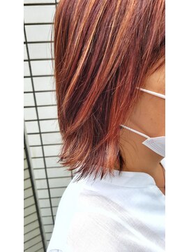 キザシ(KIZASI) 自分が好きな色に出来るのが白髪ぼかしの醍醐味・ツヤカッパー