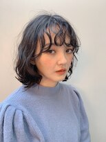 マグノリア オモテサンドウ(MAGNOLiA Omotesando)&nbsp;くしゃっとバングが可愛いボブルフ・・・HINATA