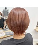 透明感×暖色カラー