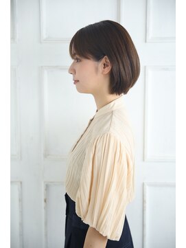 オックスクリエーション OX CREATION 桃山 【京都ショートヘア】上品自然なフォルムの大人ボブ/綺麗/艶髪