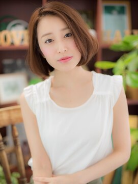 カバーヘア ブリス 戸田公園西口店(COVER HAIR bliss) インナーハイライト小顔ワンレングスボブc5戸田公園30代40代!