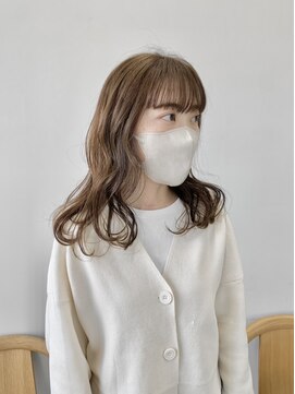 ヘアー アイス 御器所本店(HAIR ICI) 20代30代40代ナチュラルハイライト立体感アッシュベージュ