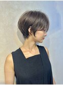 大人可愛い20代30代40代小顔ショートボブマッシュ髪質改善