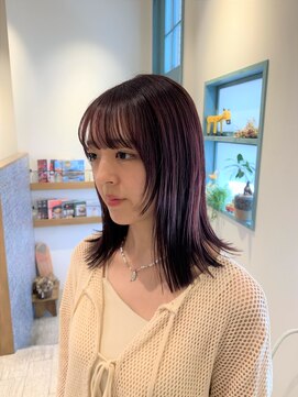 キャリコ(calico) 《10代20代30代》ぱつっと*フェイスレイヤー*こいめピンク