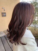 ヘアメイク アージュ 堀南店(hair make age) 暗めのチェリーレッド