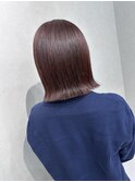 艶カラー*ぱつッとボブ