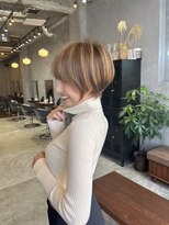 ロンド ロビン 栄(Lond robin)&nbsp;韓国風 レイヤーカット ボブ　学割_4328