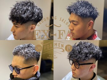 men's grooming salon EX-FA FOR MEN