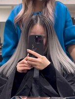 ミュウアンド(Mew＆)&nbsp;【フロントスタイル×ホワイトバレイヤージュ】